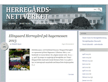 Tablet Screenshot of herregaardsnettverket.no